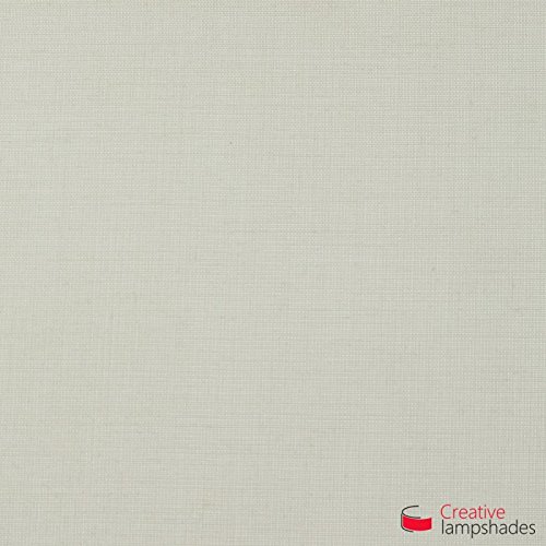 Lampenschirm Zylinder Sand Leinwand – Durchmesser 35cm – H. 22cm, Amerikanisch F10, Nein - 2