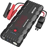 NEXPOW G17 Starthilfe Powerbank 21800 mAh 1500A 80,66Wh Autobatterie Anlasser Power Pack mit intelligentem Kabel, USB-C Kabel, LED Taschenlampe, QC 3,0 und DC-Ausgang