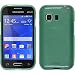Produktbild PhoneNatic Case für Samsung Galaxy Young 2 Hülle Silikon grün brushed Cover Galaxy Young 2 Tasche + 2 Schutzfolien