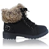 Women Faux Fur Ankle Boots
