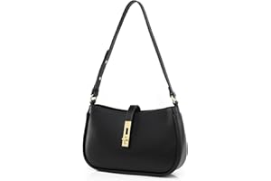 Travistar Handtasche Damen Klein Elegant Schultertasche Damen PU Leder Hobo Bag Y2k Tasche Satteltasche Aesthetic Abendtasche Clutch mit Reißverschluss Coole Umhängetasche für Teenager Mädchen