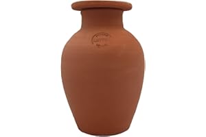 Ollas Lutton Olla Terre Cuite à Enterrer 8L | Arrosage Autonome pour Plantes d'Extérieur Ecologique & Economique | Système d'Irrigation Naturel | Autonomie 8 Jours | Ollas Terracotta