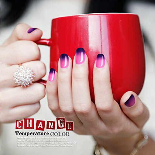 Gellen Thermo Nagellack auflösbarer Gel Nagellack UV Gel Farbwechsel 7.5ml 149 - 5