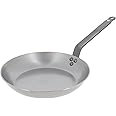 DE BUYER Omelette Pan, 24 cm, Silver