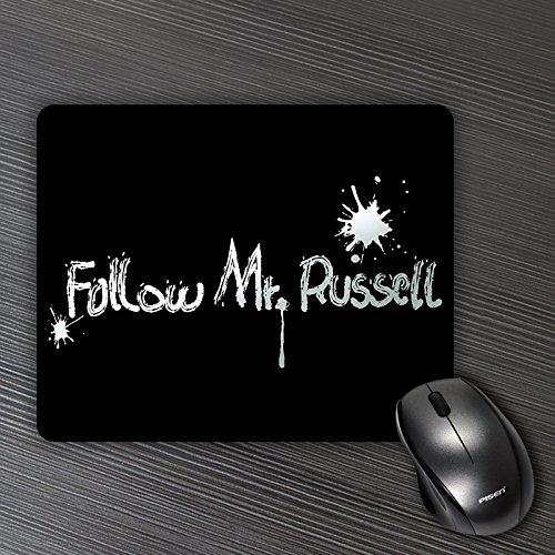 Preisvergleich Produktbild OneMtoss mousepad gaming Designer Wort Mauspad Stoff Gummi schwarz silber