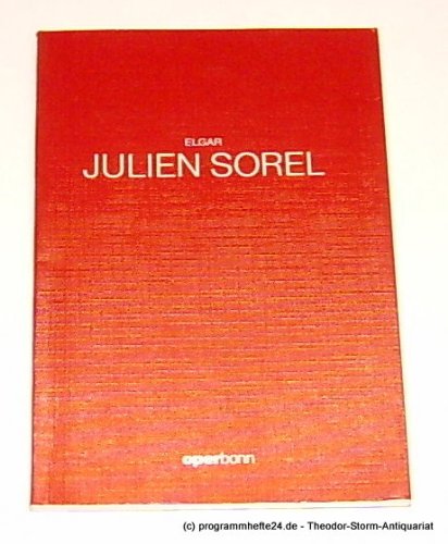 Programmheft Julien Sorel. Ballett von Youri Vamos. Premiere 17. Februar 1991. Spielzeit 1990/91