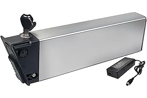 SCUUZT Batteria Elettrica 48V 52V 20AH Bicicletta 48V 52V 20AH batterie ebike Pieghevoli per 1000W 750W 500W 450W 250W, Batteria al Litio Integrata con caricabatterie e BMS