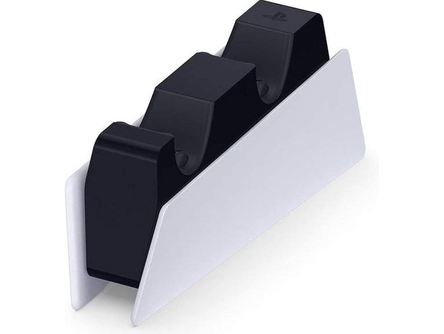 PlayStation, Sony DualSense PS5 laadstation, officiële PlayStation 5 controller oplader, wit en zwart