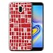Produktbild eSwish Gel TPU Hülle/Case für Samsung Galaxy J6 Plus 2018/J610 / Rot Muster/Lu Summers Zäune Kollektion