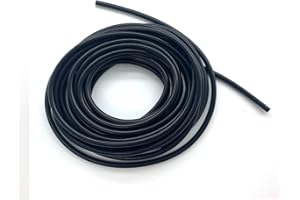 OUFDJ-IPRO Wąż silikonowy, pneumatyczny, silikonowy, gumowy wąż do sprężonego powietrza, do wody, paliwa, oleju (4 x 8 mm, 4 m)