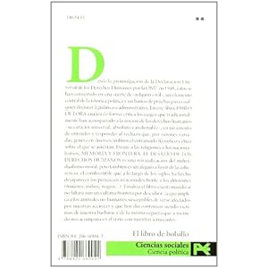 Memoria y frontera : el desafío de los derechos humanos (El Libro De Bolsillo - Ciencias Sociales)