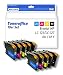 Produktbild 10-er Spar-Set Druckerpatronen kompatibel Ersetzt Brother LC-123 LC-127 BK C M Y DCP-J-4410DW MFC-J-4410DW MFC-J-4610DW Alle Farben 4x Schwarz 2x Cyan 2x Magenta 2x Gelb