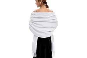 vimate Pashmina Scarf and Shawl - Soft Women Pashminas Wrap for Wedding Evening Party (20 Colors)