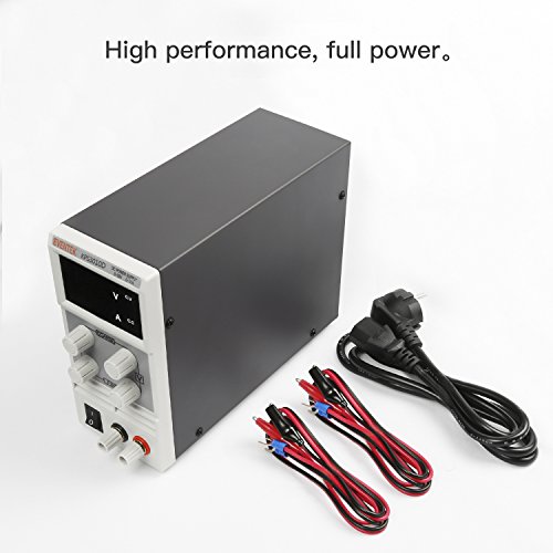 Eventek fuentes de alimentacion regulables DC 0-30V   0-10A Regulable Digital Ajustable Transformador  para laboratorio  reparaci  n general