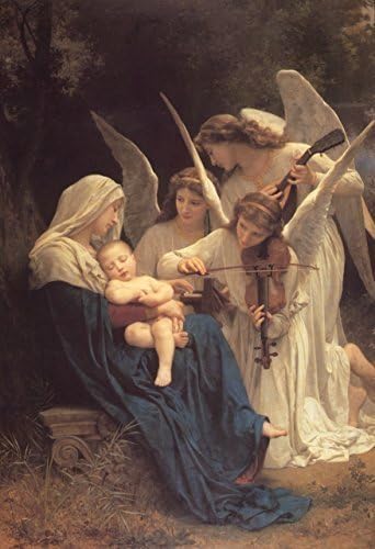 Song of the Angels by William Bouguereau, Baby Jesus, A3 (16 x 11 inches) Giclee Picture Print