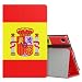 Produktbild MoKo Hülle für All-New Amazon Fire HD 8 Tablet (8th Generation, 2018 Release), Schlank Folding Schutzhülle Leder Hülle Smart Case Cover mit Auto Sleep/Wake up Funktion für Fire HD 8 2017, Spanien