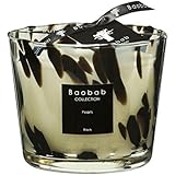 Baobab max10pb Pearls Black Vela, Vela cera, 10 x 7 x 10 cm