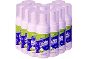 Datesand Group Moisturising Foaming Hand Sanitiser with Skin Softener and Aloe Vera Designed to Kill more than 99.99% of Germs and Viruses (Pack of 12 x 100ml)