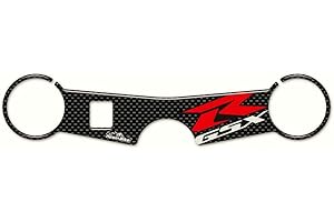 Resin Bike Adhesivos de Moto Compatibles con Suzuki GSX-R 600 2000-2003. Protección Placa Dirección de Choques y Arañazos de Moto. Adhesivo 3D Resinado - Made in Italy