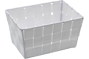 Wenko 20361100 Cestino Adria Mini, Polipropilene, 14 x 9 x 19 cm, Bianco