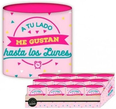 Cubo Porta LAPICES Baggy Monday Height 10 Diameter 10 cm