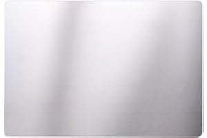 BRIARTW Adattatore in metallo Piastra di taglio in acciaio inox Tappetino in metallo per stampi per wafer sottili Scrapbooking Fustellatura Piastra metallica spessa 16 x 20 cm
