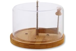 ‎KESPER Kesper 68621 Käsehobel mit Haube für"Tete de moine" Käse, ø 21 cm