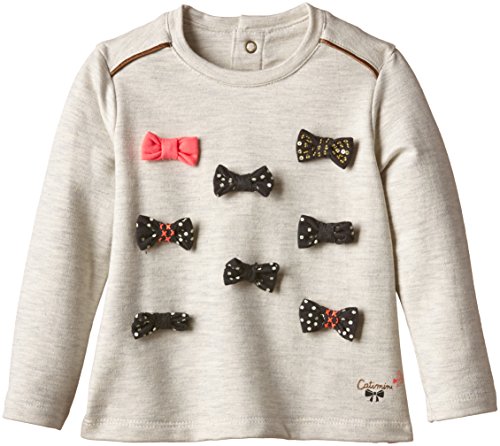 Catimini Baby Girls SPIRIT CITY Plain Sweatshirt, Grey (gris Chiné), 12-18 Months (Manufacturer size: 18 mois)