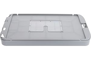 ‎HEIGROUP HeiGroup Deckel für Briefbehälter Typ 1 und 2, Grau, Wandmontage, Mailbox Deckel, Briefkasten