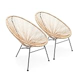 Material: Gestell: Metall, Stahl pulverbeschichtet; Bezug: Polyethylen