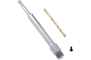 GUOQEE Concrete Hole Saw Wall Drill Bit - SDS Plus - Ø30~160mm Core bit for Hammer Drill Hole Cutter for Concrete, Masonry, Cement, Silicate Brick (220mmSDS Plus Adapter)