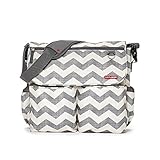 Skip Hop 220305 Dash Signature Chevron - Wickeltasche, grau / weiß