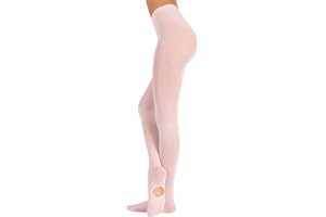 CALZITALY Medias De Ballet Convertibles para Mujer | Panty Microfibra | 80 Den | Rosa, Negro | XS, S, M, L, XL | Calcetería Italiana