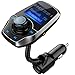 [2017 Version] Bluetooth FM Transmitter, OMorc KFZ Auto Radio Adapter Auto Bluetooth Freisprecheinrichtung Bluetooth USB Auto-Ladegerät Car Mp3 Player Bluetooth Car Kit mit 2 USB Ladegerät, 1,44-Zoll-Bildschirm in 270 Grad, Einschalten / Ausschalten-Silber