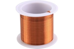 DONGKER Kupferdraht, 0,7mm x 10m Magnetdraht, Emaillierter Kupferspule Schmuckdraht zur Herstellung eines Elektromagnet-Motormodells, Schmuckherstellung