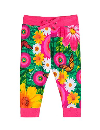 Desigual Baby-Girls Ter Floral Trouser, Green (Verde Australia), 6-9 Months (Manufacturer Size:6)