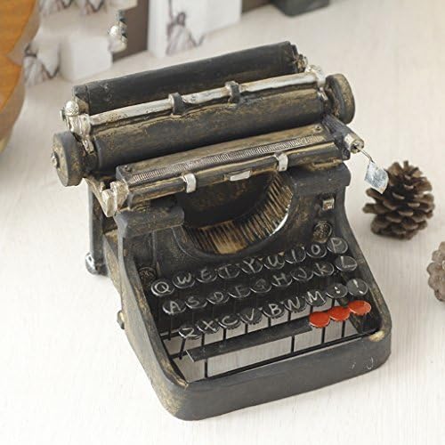 Retro Typewriter Resin Gift Photo Studio Photography Props Model Bar Cafe Showcase Decoration