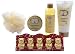 Royal Jelly Luxury Pamper Set with 5 x 10g Lindt Milk Chocolate Bears & Red Gift Bag