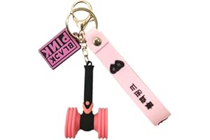 SUJEBKC Blackpink Portachiavi Da Concerto,Bastoncini Luminosi Black Pink,Accessori Blackpink,Festa Dei Fan,Accessori Portachiavi Star