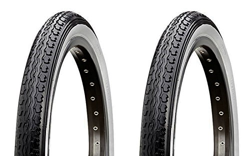 2x Cubierta Neumatico KENDA NEGRO BLANCO 26