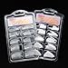 Cosecelia 48 UV Gel Glitter Nail Art Design Nail files Brushes Nail Glue Nail Art False Nail Tips Set