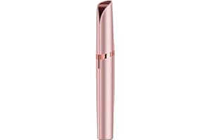 JIAMIAN USB Épilateur à Sourcils Rechargeable, Tondeuse De Précision Sourcils, Doux Et Sans Danger, Pour Le Visage Les Lèvres Le Nez Et Les Sourcils (Rose Gold)