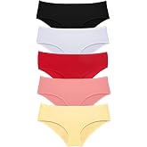 VIEN&amp;KARL 5'li Premium Kutu Kadın Hipster, Yarı Y&uuml;ksek Bel, Pamuklu, Likralı, İ&ccedil; &ccedil;amaşırı K&uuml;lot