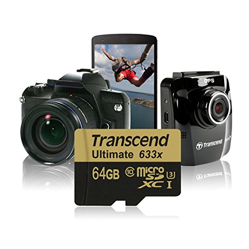 Transcend Ultimate microSDXC UHS-I U3 64GB Speicherkarte MLC mit SD-Adapter (95Mbps Lesen, 85Mbps Schreiben) - 4