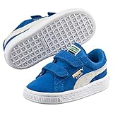 No deja marcas suela de goma. Puma Suede 2 Straps PS, Zapatillas Unisex Niños, Azul (Snorkel Blue White 02), 32 EU