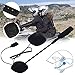 Produktbild MH03 Motorrad Helm Headset Motorrad Freisprecheinrichtung Kopfhörer Headset Kostenlos für MP3 Musik GPS Car Styling - Schwarz