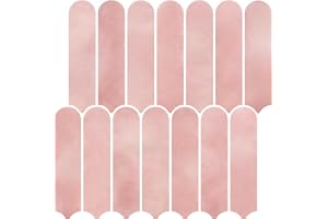 COMSTICKC Tjockare Självhäftande Kakel Rosa, 10 Styck | 3D-Kakelklistermärken, 3D-Väggpaneler, Väggkakel, Kökskakel, Självhäf