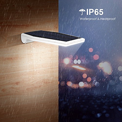 InnoGear 36 LED Solarleuchten Solar Licht Sicherheitslicht Dachrinne Lampe Bewegung aktiviert Sensor Sicherheitsbeleuchtung Außenwandleuchten Außenlampen Aussenleuchten,2pcs - 7