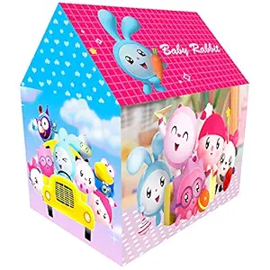 MRUD Baby Rabbit Play Tent for Girls with Jumbo Size Extremely Light Weight Water Proof Play Tent House for 3-10 Year Old Girls and Boys