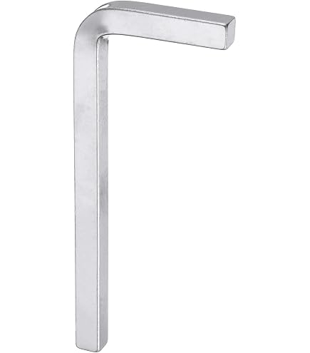 Clé En L à Tête Carrée 6mm - Acier Carbone Zingué - Pour Vis Carrées, Bricolage, Meubles, Vélo